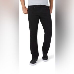 Men's Lee Black Jeans Slim Straight Leg Active Stretch 38x32 BNWT